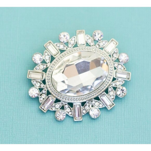 Vintage Princess Gemstones Brooch, E29 - Picture 1 of 2